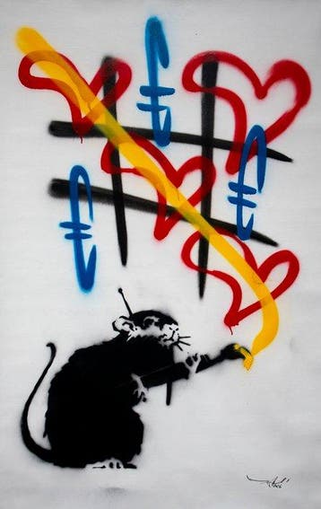 RAM - Vs Bansky Rat - Street Love Original Style - XXL Size