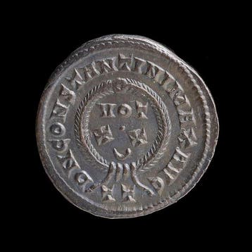 Oud-Romeins Brons Follis van Constantijn I (Zonder