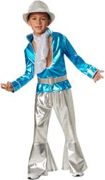 2dekans | dressforfun - Disco boy 140 (9-10j) -, Ophalen of Verzenden