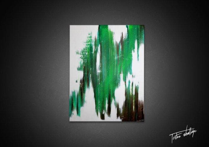 Tristan Wendlinger - Vert damphore, Antiquités & Art, Art | Peinture | Moderne