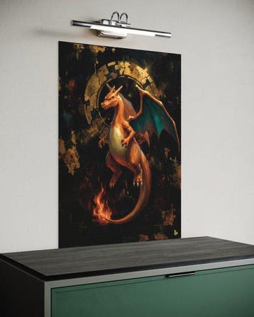 ANDSAL - Lot of 2 CHARIZARD & BLAZIKEN Gold Foil Renaissance, Nieuw