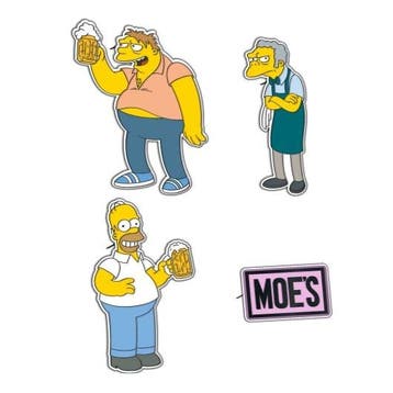 The Simpsons Moes Tavern Pins (4x), Verzamelen, Ophalen of Verzenden, Nieuw
