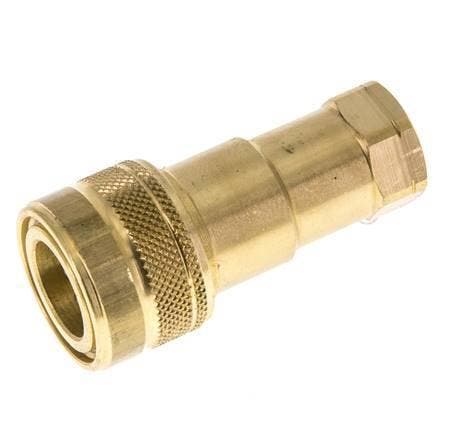 Coupleur hydraulique DN 6.3 en laiton Embout 1/4 pouce, Doe-het-zelf en Bouw, Overige Doe-Het-Zelf en Bouw, Verzenden