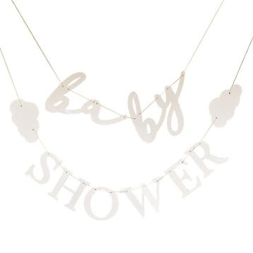 Letterslinger Baby Shower 1,5m 2st, Verzenden
