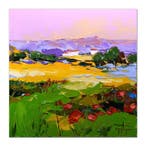 Caroline Mandrafina - Pfleger  Les coquelicots, Antiek en Kunst, Kunst | Schilderijen | Modern
