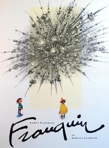 Franquin, André - 1 Offset Print - Gaston - Franquin in, Nieuw