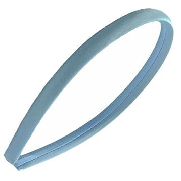 Fako Fashion - Diadeem - Satijn - 10mm - Lichtblauw, Verzenden
