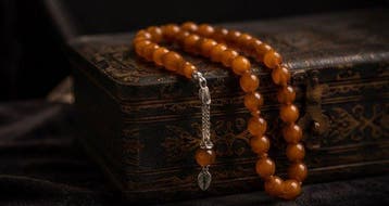 Rozenkrans - Elegante Ottomaanse tasbih met warme