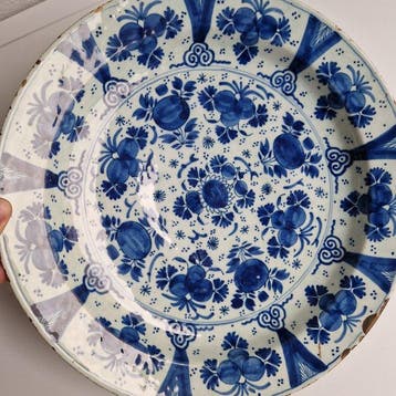 Delft - Bord - faience, Antiek en Kunst