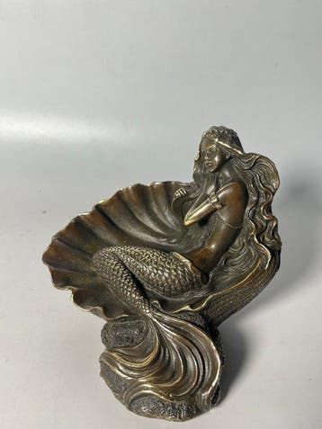 sculptuur, Maiden of the Sea - 0 cm - Koper, Antiek en Kunst