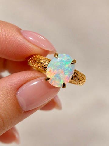 Sans prix de réserve - Bague Argent - 1.17ct. tw. Opale, Nieuw