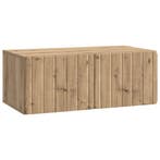 vidaXL Wandmontage TV-kast Artisanaal eiken 78,5 x 41 x 30, Verzenden