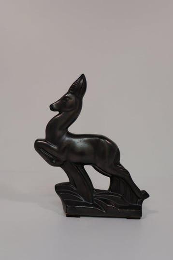 Saint Clement - Beeld, Springende antiloop - 22 cm -, Antiquités & Art
