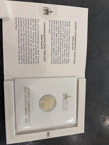 Vaticaan. 2 Euro 2025 Sede Vacante (Zonder minimumprijs)