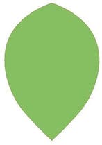Poly Peer - Fluor Groen - 5 Sets (Dart Flights), Ophalen of Verzenden, Pijlen