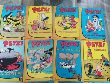 Petzi - 25x B - 25 Album - Eerste druk/herdruk - 1966/1980, Livres, BD