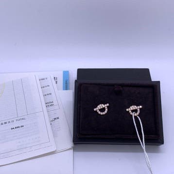 Hermès - Boucles doreilles - Boutons doreilles Finesse -