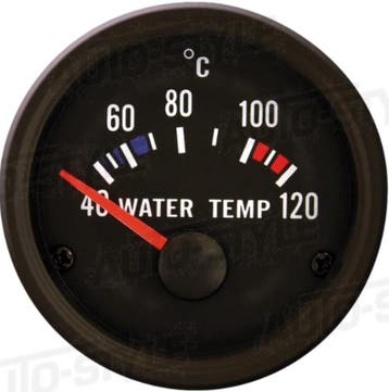 Performance Instrument Zwart Watertemperatuur 40-120C 52mm, Ophalen of Verzenden
