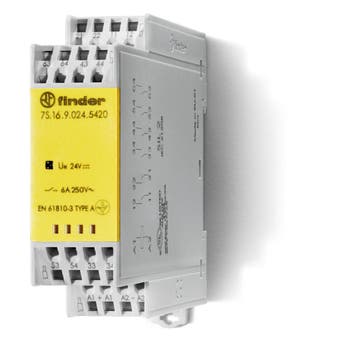 Module De Relais De Sécurité 4NO 2NC 6A 24VDC Classe A -, Verzenden