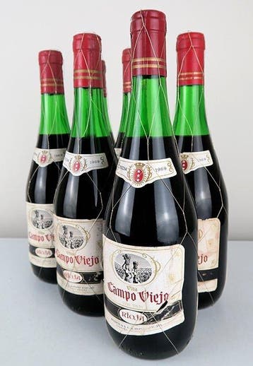 1969 Bodegas Campo Viejo - Rioja Reserva - 6 Bouteilles, Verzamelen, Nieuw