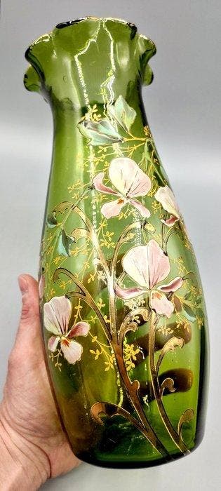 LEGRAS (1839-1916) - MONTJOYE - Vaas - Indrukwekkende grote, Antiquités & Art, Art | Objets design