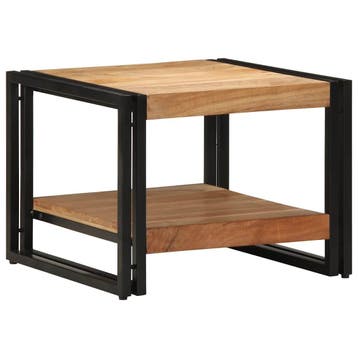 vidaXL Salontafel 50x50x38 cm massief acaciahout, Verzenden, Nieuw