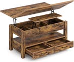 Salontafel met opbergruimte - Koffietafel - 100x50 cm - Vint, Maison & Meubles, Verzenden