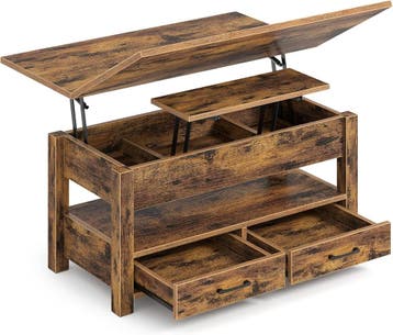 Salontafel met opbergruimte - Koffietafel - 100x50 cm - Vint, Verzenden