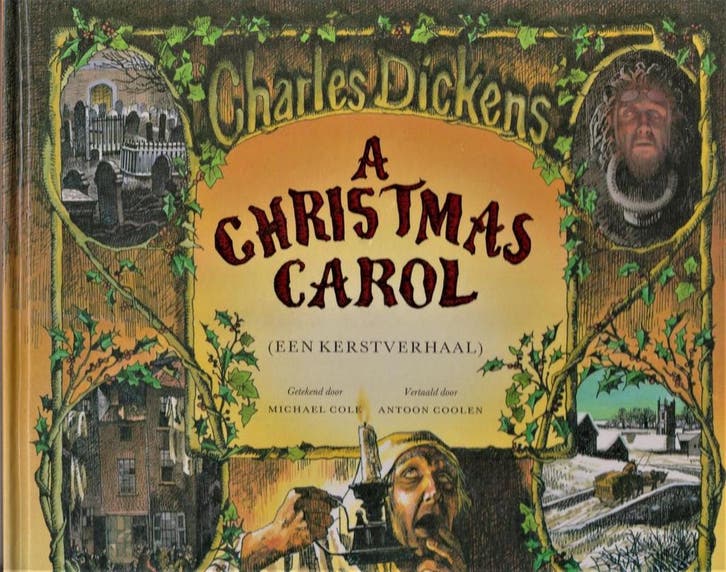 A Christmas carol / Een kerstverhaal 9789066550919 Dickens, Livres, Romans, Envoi