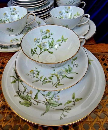 Koffieservies (40) - Porselein - Krautheim koffieservice