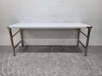 Table de travail pliante en acier inoxydable 200 x 70 x 85, Verzenden