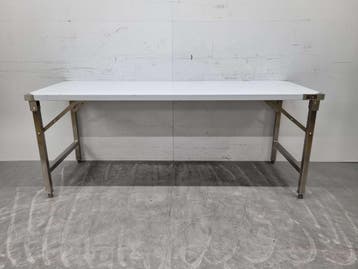 Table de travail pliante en acier inoxydable 200 x 70 x 85, Verzenden