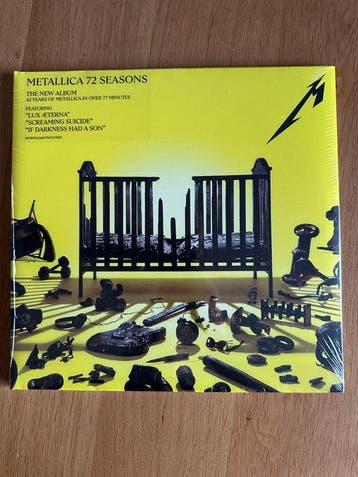 Metallica - 72 Seasons - Mellow Yellow Coloured - 2 x LP, Nieuw in verpakking
