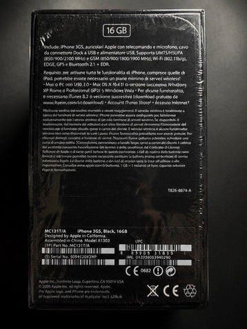Apple iPhone 3GS /16Go - Mobiele telefoon - In originele