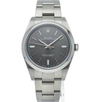 Rolex - Oyster Perpetual 39 Watch in Dark Rhodium - 114300 -, Nieuw