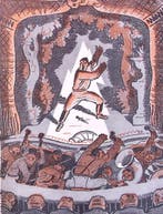 Het theater van Hitler op spotprent (lijst optie, Lithos), Verzenden