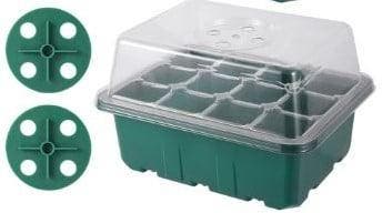 Seed Starter box zonder licht 12 cellen, Nieuw