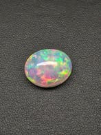 Wit, Meerkleurig, Roze, Groen, Geel Opaal - 11.32 ct -