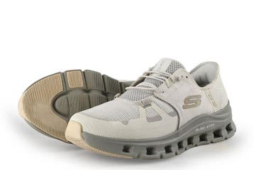 Skechers Instappers in maat 43 Beige, Verzenden, Overige typen