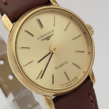 Longines - Round champagne dial quartz - Zonder minimumprijs