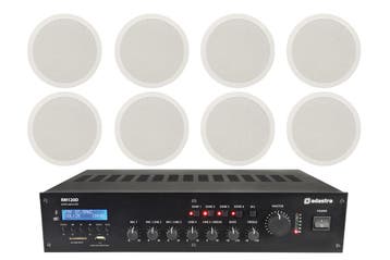 Adastra Shop 8 Inbouwspeakers + 100 Volt Versterker