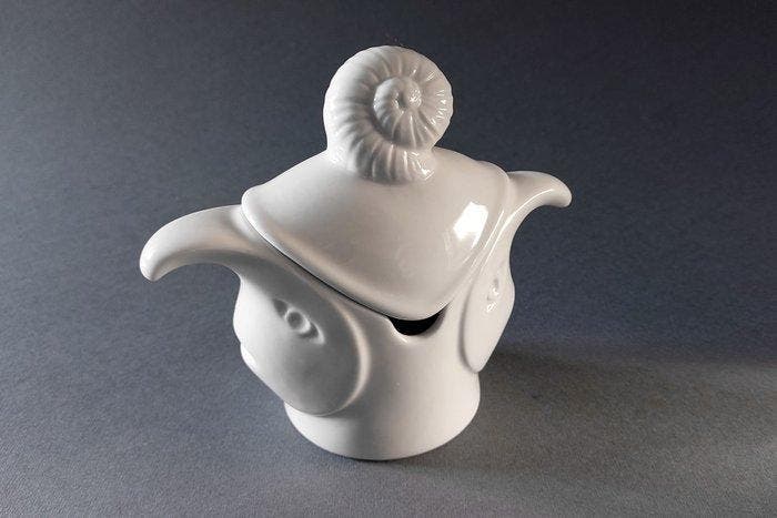 Tendentse - Riccardo Dalisi - Vase avec couvercle -, Antiquités & Art, Antiquités | Verre & Cristal