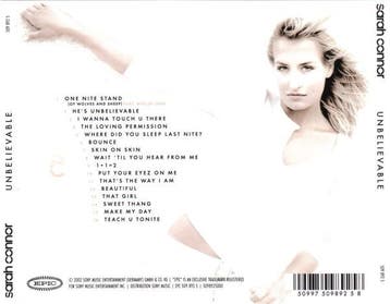 Sarah Connor - Unbelievable, Verzenden, Gebruikt