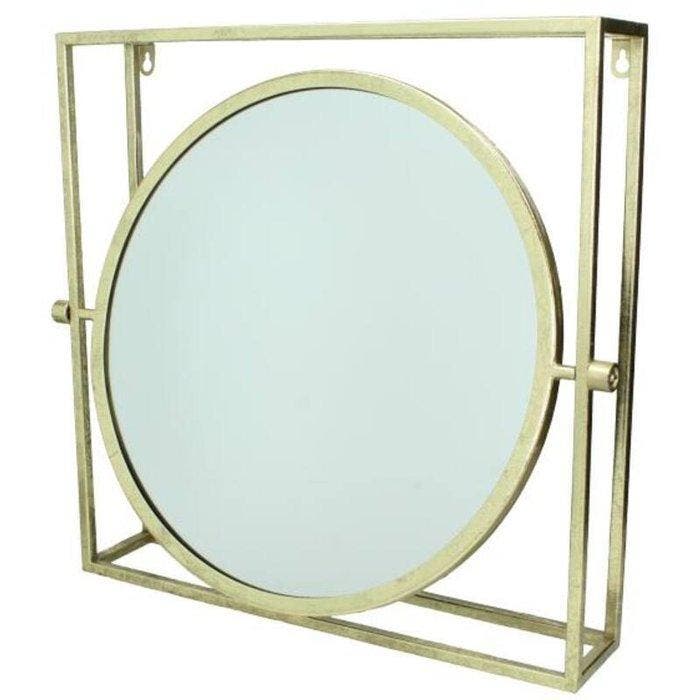 Wandspiegel - Glas, IJzer, Antiek en Kunst, Kunst | Designobjecten
