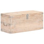 vidaXL Kist 90x40x40 cm massief acaciahout, Verzenden