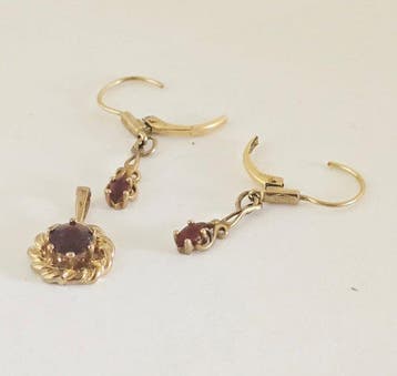 Sans prix de réserve - Ensemble de bijoux 2 pièces - 8
