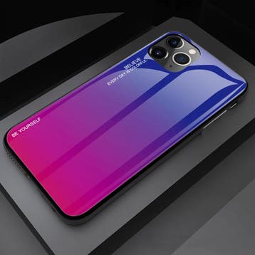 iPhone 12 Mini Hoesje Gradient - TPU en 9H Glas - Shockproof, Verzenden, Nieuw