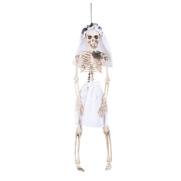 Halloween Skelet Bruid 40cm, Verzenden