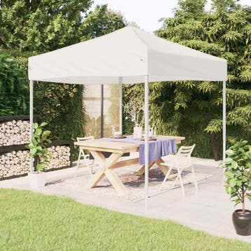vidaXL Partytent inklapbaar 2x2 m wit, Tuin en Terras, Verzenden, Nieuw