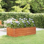 vidaXL Plantenbak verhoogd 160x80x45 cm cortenstaal roestig, Verzenden, Nieuw
